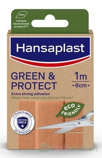 Hansaplast GREEN & PROTECT udržateľná vodeodolná náplasť, 1m x 6cm 1x1 ks