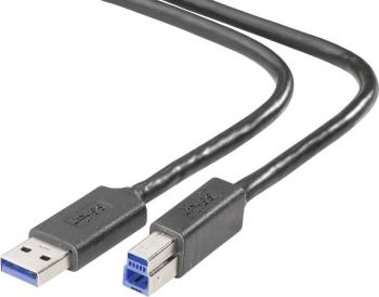 Belkin #####USB-Kabel #####USB 3.2 Gen1 (USB 3.0 / USB 3.1 Gen1) #####USB-A Stecker, #####USB-B Stecker 1.80 m čierna