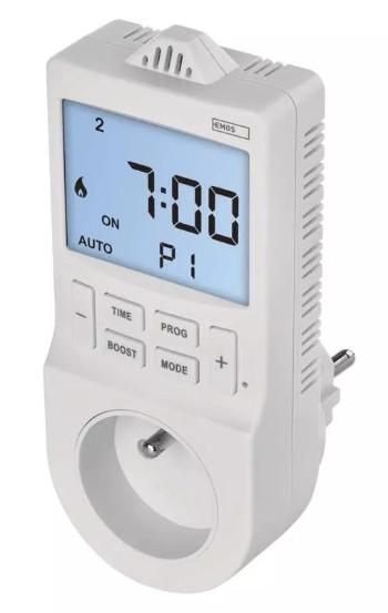 EMOS Časovo spínaný termostat do zásuvky