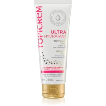 Topicrem UH BODY Ultra-Moisturizing Sparkling Body intenzívne hydratačné telové mlieko s trblietkami 75 ml