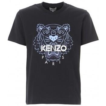 Kenzo  Tričká a polokošele T shirt Tigre  Čierna