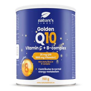 Golden Q10 + Vitamin C + B-Complex 150g (Koenzym Q10 + Vitamín C + B-komplex)