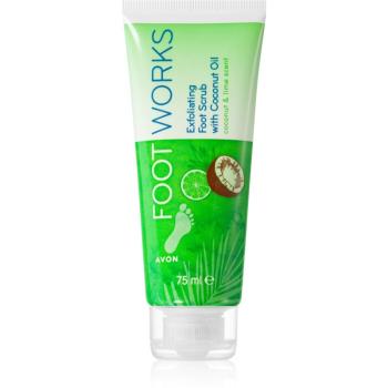 Avon Foot Works Coconut Oil peeling na nohy 75 ml