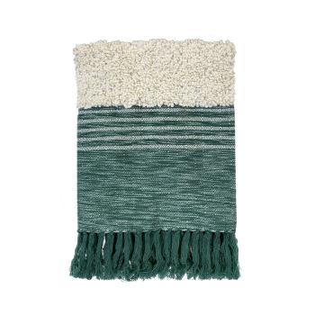 Malagoon  Tribal green throw  Deky Zelená