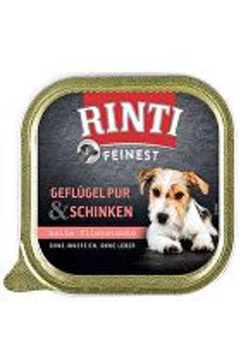 Rinti Dog vanička Feinest hydina + šunka 150g + Množstevná zľava
