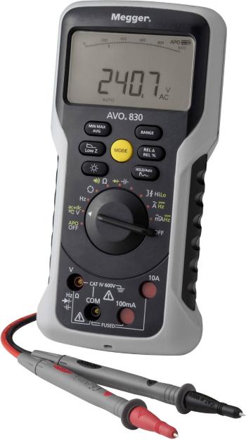 Megger AVO830 ručný multimeter  analógový, digitálne/y  CAT IV 600 V Displej (counts): 10000