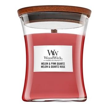 Woodwick Melon & Pink Quartz vonná sviečka 275 g