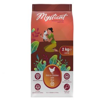 KRAFTIA Mysticat Adult Chicken & Rice granule pre mačky, Hmotnosť balenia (g): 15 kg