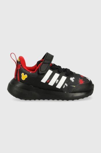 Detské tenisky adidas FortaRun 2.0 MICKEY čierna farba