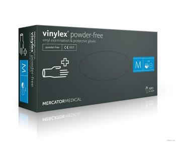 VINYLEX POWDER FREE - Vinylové rukavice (bez púdru) biele, 100 ks, S