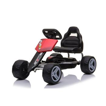 Baby Mix Detská šliapacia motokára Go-kart Speedy, červená