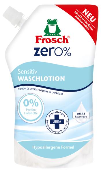 Frosch EKO ZERO % Tekuté mydlo pre citlivú pokožku – náhradná náplň 500 ml