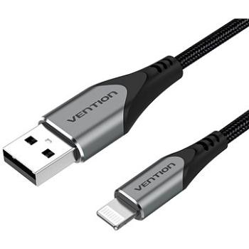 Vention Lightning MFi to USB 2.0 Braided Cable (C89) 0,5 m Gray Aluminum Alloy Type (LABHD)