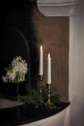 Konstsmide 1872-210 LED sviečka sada 2 ks  biela teplá biela