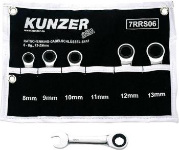 Kunzer 7RRS06  sada račňových kľúčov 6-dielna 8 - 13 mm