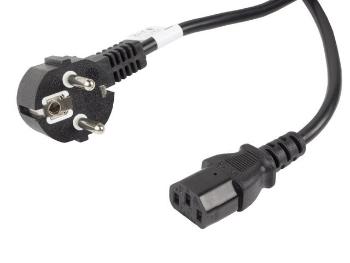 LANBERG CEE 7/7 na IEC 320 C13 POWER CORD 10M VDE čierny