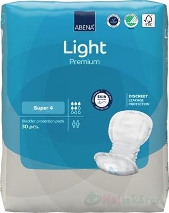 ABENA Light Premium Super 4, vkladacie plienky, 30 ks