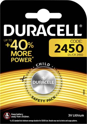 Duracell CR 2450 gombíková batéria  CR 2450 lítiová 486 mAh 3 V 1 ks