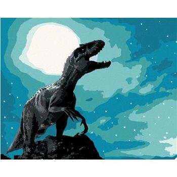 Maľovanie podľa čísel – Tyrannosaurus rex v noci (HRAbz33297nad)