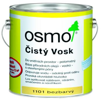 OSMO Čistý vosk - prírodný vosk na drevo 0,75 l 1101 - bezfarebný