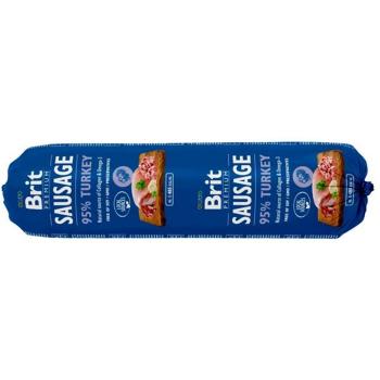 BRIT Premium Sausage Turkey saláma pre psov 800 g