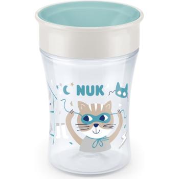 NUK Magic Cup hrnček s viečkom 8m+ Green 230 ml