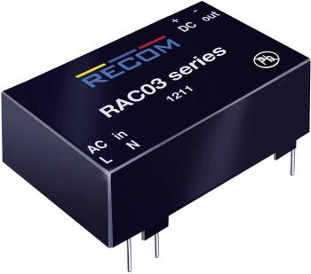 sieťový zdroj AC/DC do DPS RECOM RAC03-05SC 5 V/DC 0.6 A 3 W