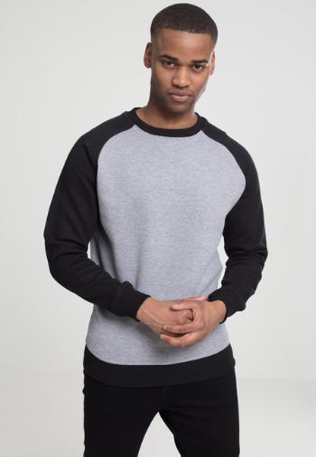 Urban Classics 2-tone Raglan Crewneck gry/blk - 3XL