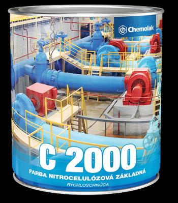 C 2000 - Základná nitrocelulózová farba 4 L 0100 - biela