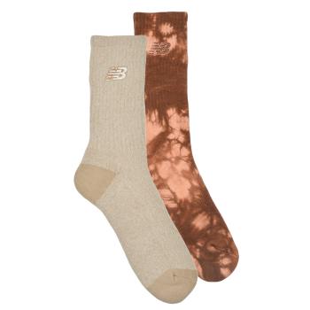 New Balance  TIE DYE MIDCALF SOCKS 2 PACK  Ponožky Bordová