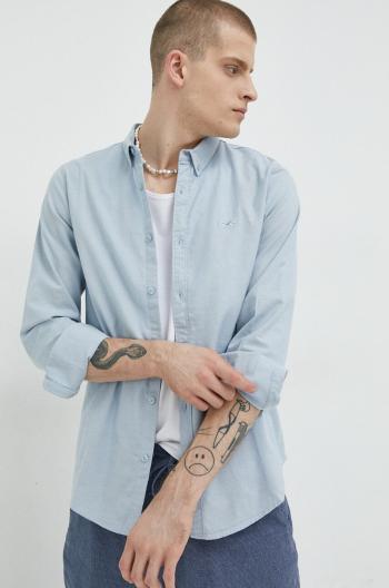 Košeľa Hollister Co. pánska, regular, s golierom button-down