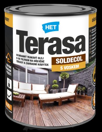SOLDECOL TERASA - Ochranný teakový olej s UV filtrom ST 50 - bezfarebná 2,5 L