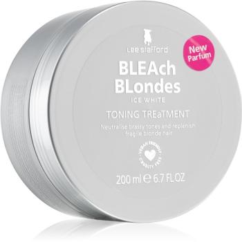 Lee Stafford Bleach Blondes Ice White vlasová maska neutralizujúci žlté tóny 200 ml