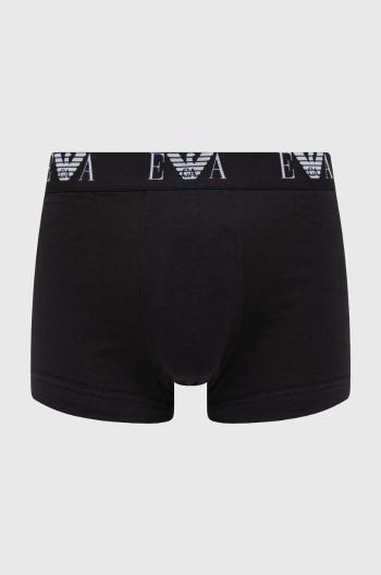 Boxerky Emporio Armani Underwear 3-pak pánske, čierna farba