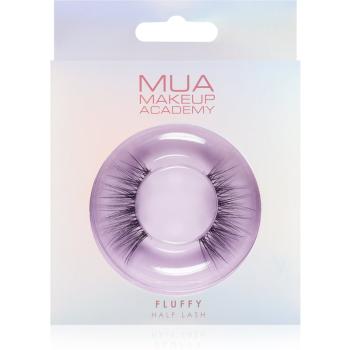 MUA Makeup Academy Half Lash Fluffy umelé mihalnice 2 ks