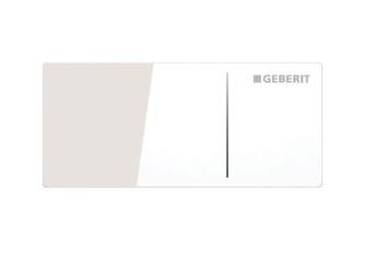 Ovládacie tlačidlo Geberit oddálené ovl. Sigma70, sklo bílá