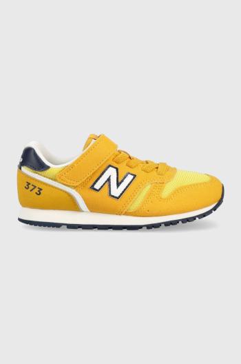 Detské tenisky New Balance oranžová farba