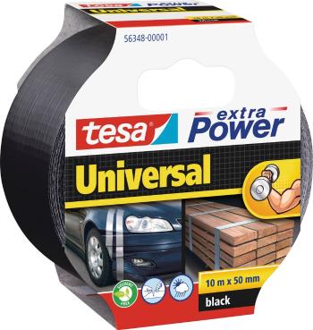 tesa UNIVERSAL 56348-00001-05 páska so skleným vláknom tesa® Extra Power čierna (d x š) 10 m x 50 mm 1 ks