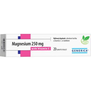 Generica Magnesium 250 mg + Vitamin C 20 tbl eff.