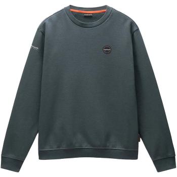 Napapijri  Badge Sweatshirt Green Urban  Mikiny Zelená