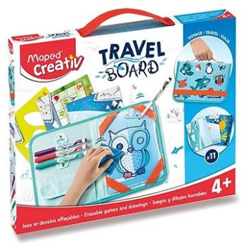 Súprava Maped Travel Board – Hry a kreslenie so zvieratkami (3154149693108)