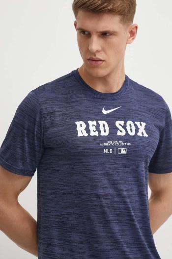 Tričko Nike Boston Red Sox pánske, tmavomodrá farba, s potlačou