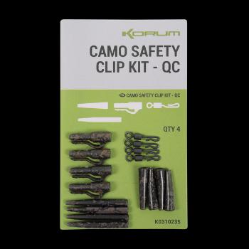 Korum závesky camo safety clip kit qc 4 ks