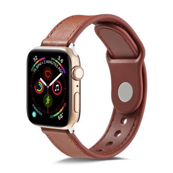 LEATHER Apple Watch 9 / 8 / 7 (41mm) / 6 / SE / 5 / 4 (40mm) / 3 / 2 / 1 (38mm) hnedý