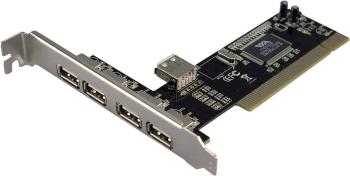 LogiLink USB 2.0 4 + 1 Port PCI 4 + 1 port kontrolná karta USB 2.0 USB-A PCI
