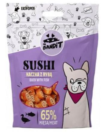 Mr. Bandit sushi duck & fish - maškrta pre psy 80g