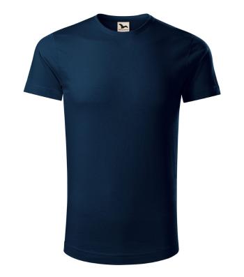 MALFINI Pánske tričko Origin - Námornícka modrá | XXL