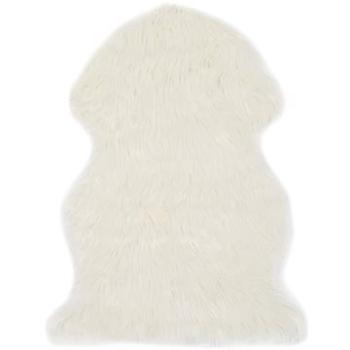 Koberec 60 × 90 cm umelá ovčia koža biely (284710)