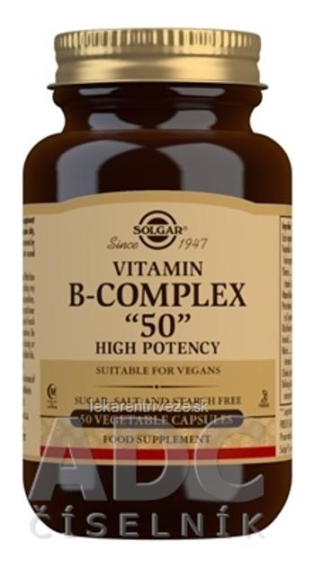 Solgar Vitamín B-komplex 50 cps 1x50 ks