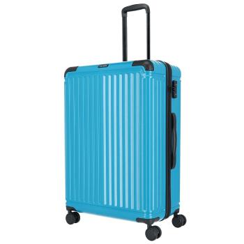 Travelite Skořepinový cestovní kufr Cruise 4w L Turquoise 100 l